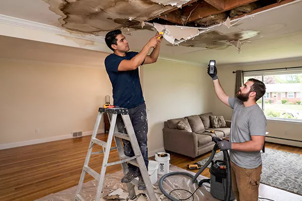 Ceiling Water Damage Restoration Yucaipa