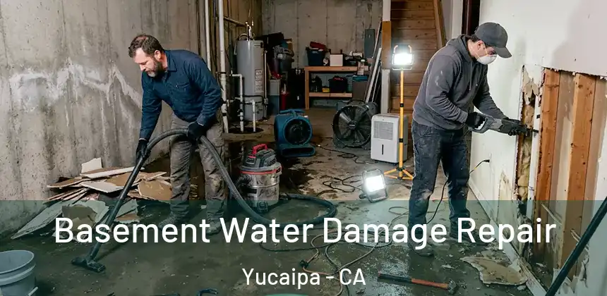 Basement Water Damage Repair Yucaipa - CA