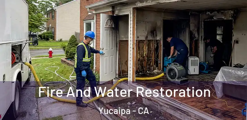 Fire And Water Restoration Yucaipa - CA