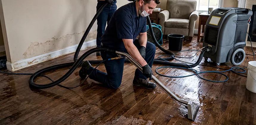 Hardwood Floor Water Extraction in Yucaipa