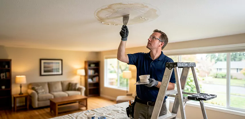 Ceiling Water Stain Repair in Yucaipa