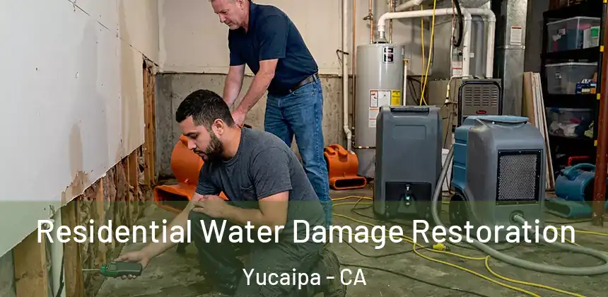 Residential Water Damage Restoration Yucaipa - CA